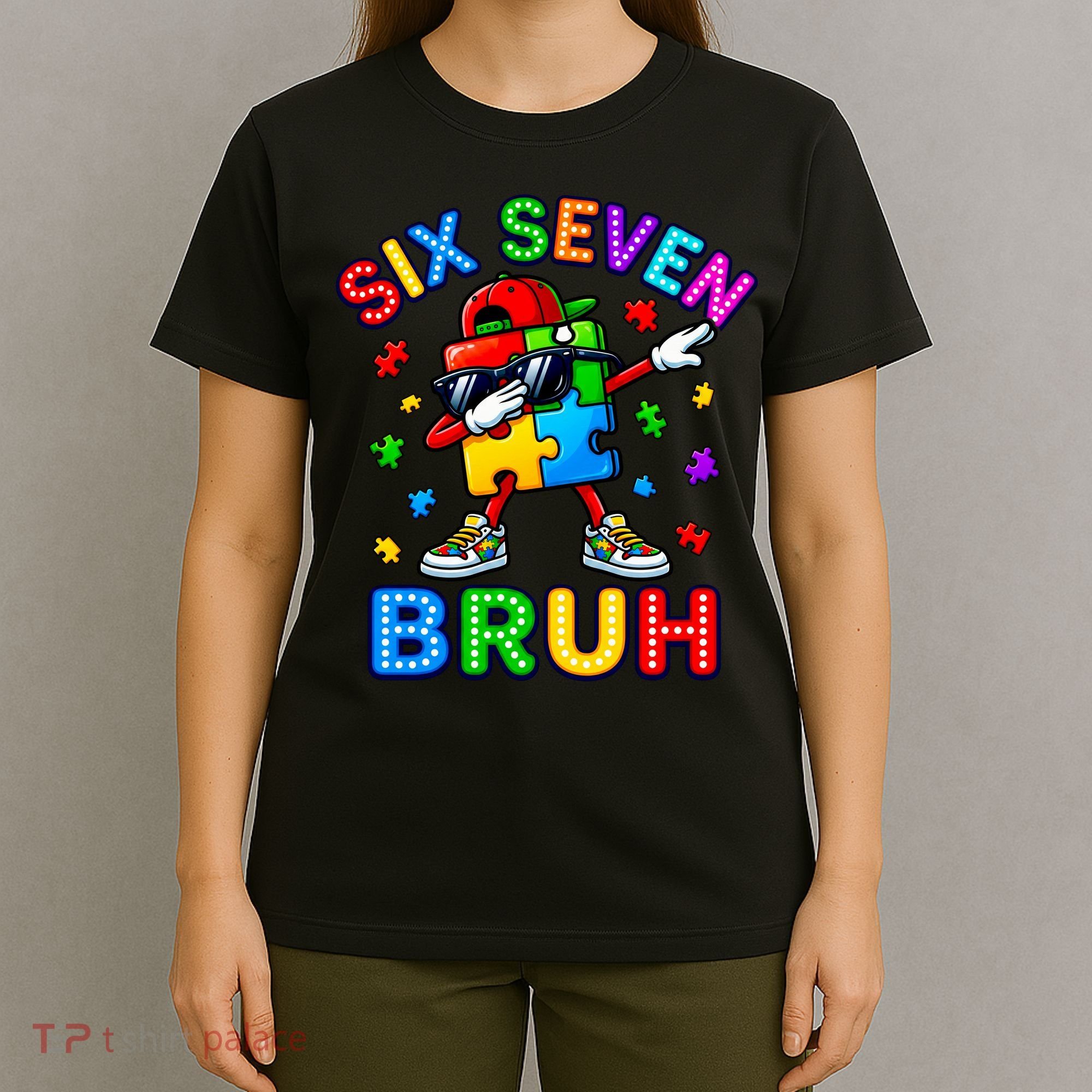 Six Seven Bruh Autism T-Shirt