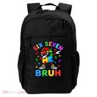 Six Seven Bruh Autism Backpack thumb 0