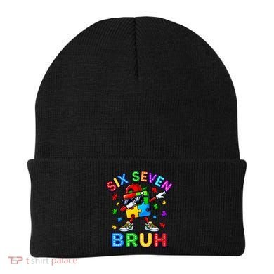 Six Seven Bruh Autism Beanie