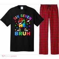 Six Seven Bruh Autism Pajama Set thumb 0