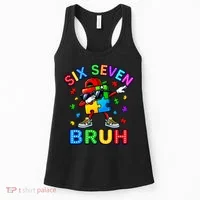Six Seven Bruh Autism Women's Tank Top thumb 0