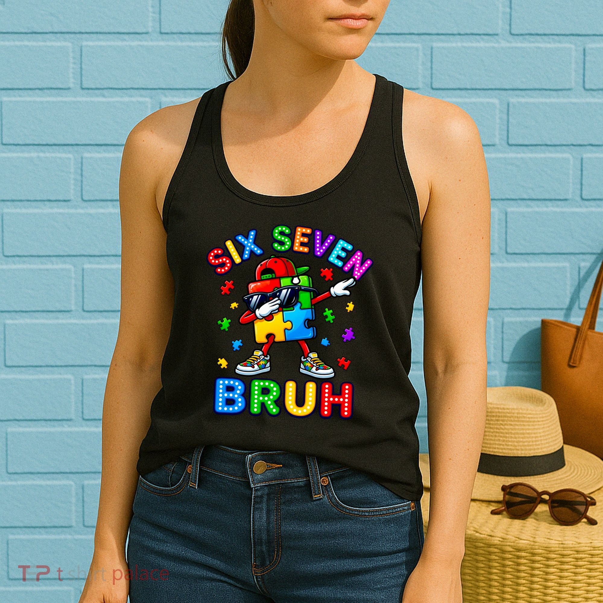 Six Seven Bruh Autism Women's Tank Top