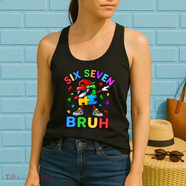 Six Seven Bruh Autism Women's Tank Top