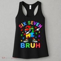 Six Seven Bruh Autism Women's Tank Top thumb 3
