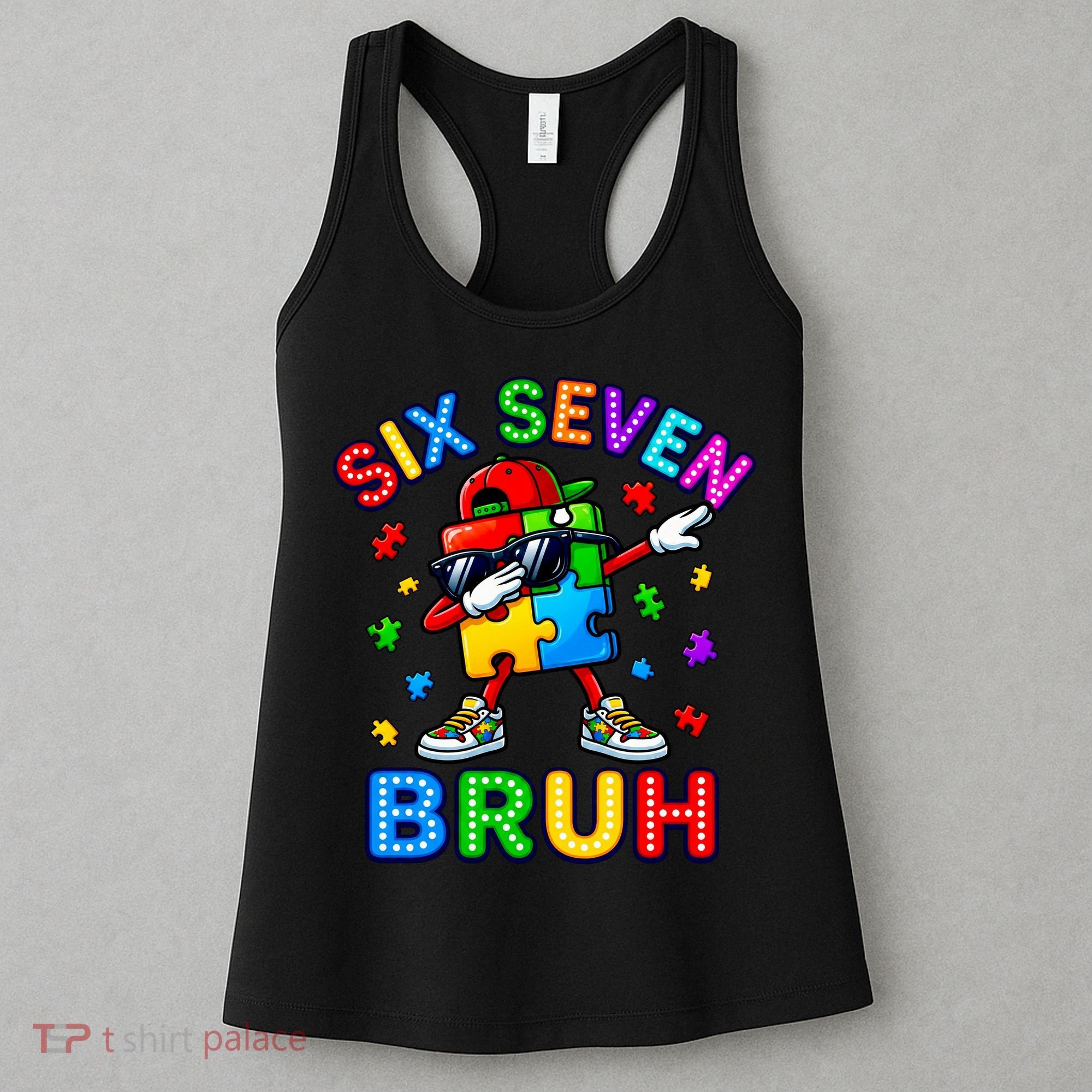 Six Seven Bruh Autism Women's Tank Top