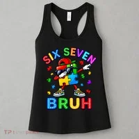 Six Seven Bruh Autism Women's Tank Top thumb 3