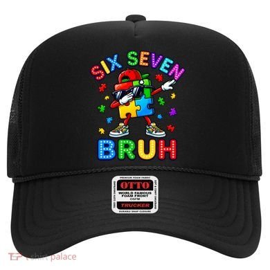 Six Seven Bruh Autism Hat