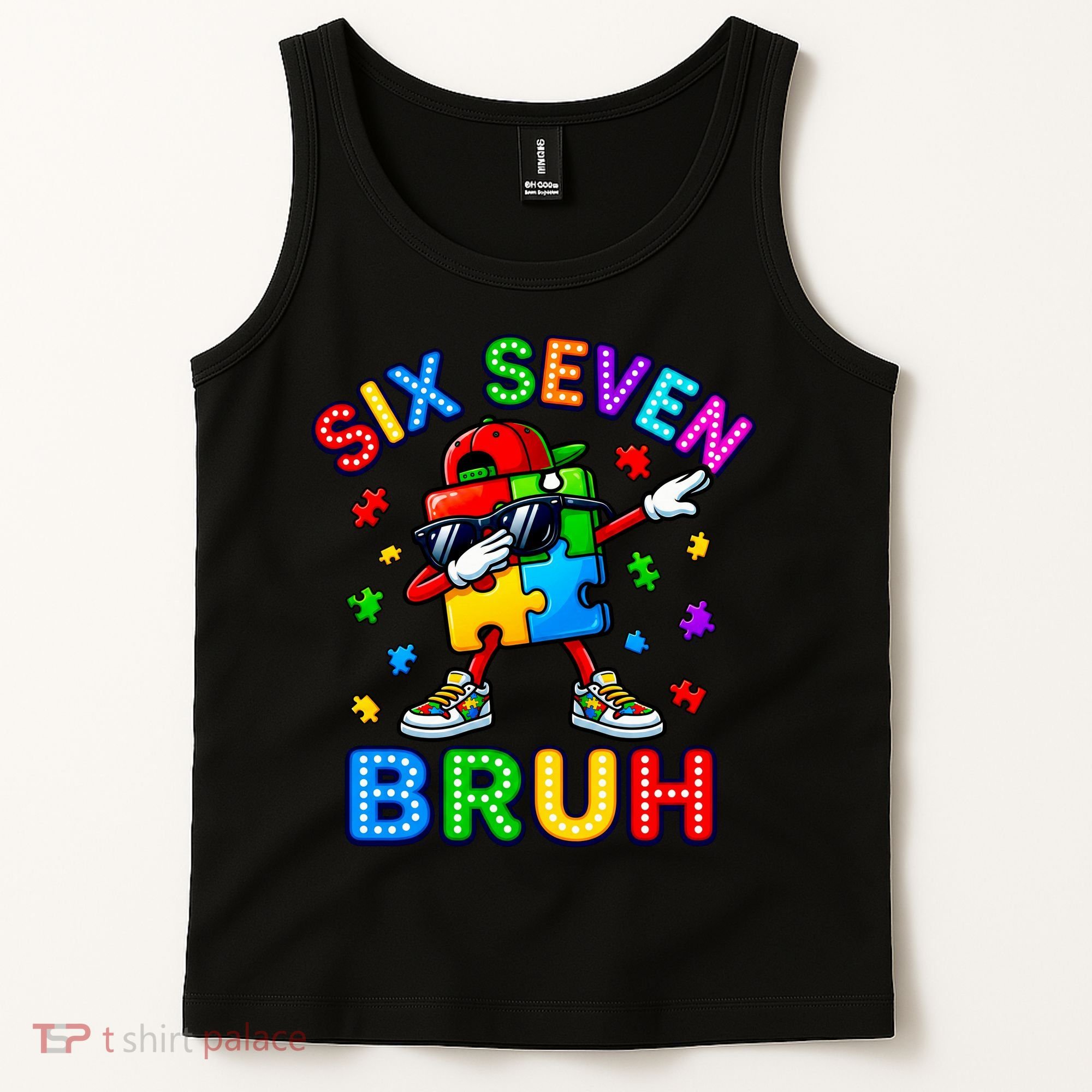 Six Seven Bruh Autism Tank Top