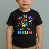 Six Seven Bruh Autism Toddler T-Shirt thumb 2