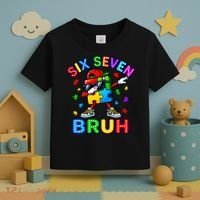 Six Seven Bruh Autism Toddler T-Shirt thumb 3