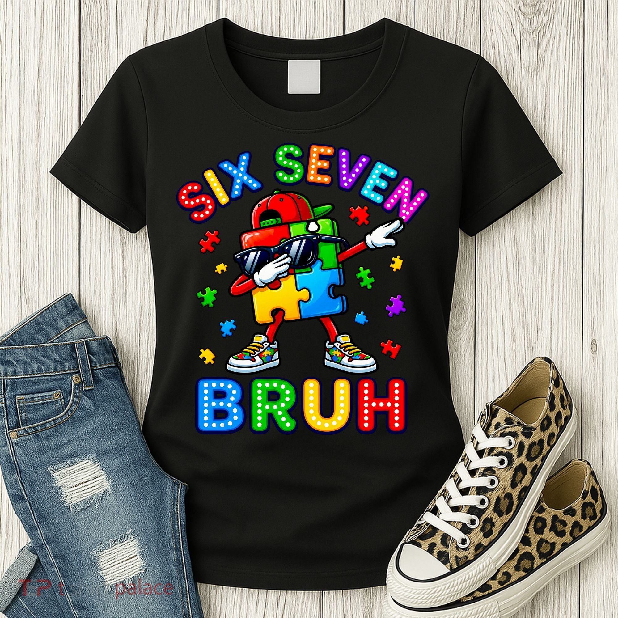 Six Seven Bruh Autism Women's T-Shirt