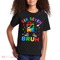 Six Seven Bruh Autism Kids T-Shirt thumb 2