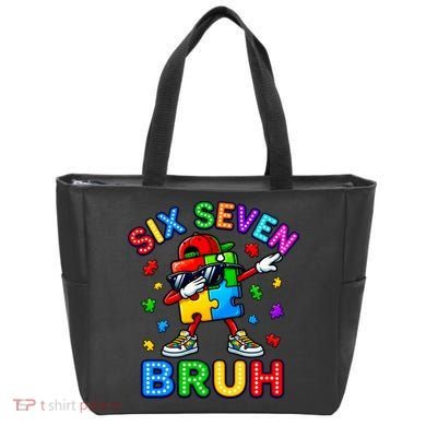 Six Seven Bruh Autism Tote Bag