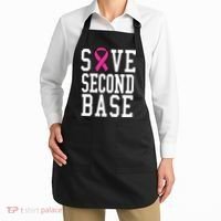 Save Second Base Breast Cancer T For Apron thumb 2