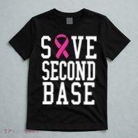 Save Second Base Breast Cancer T For T-Shirt thumb 5