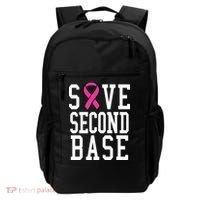 Save Second Base Breast Cancer T For Backpack thumb 0