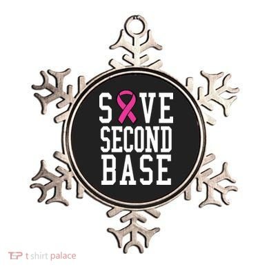 Save Second Base Breast Cancer T For Ornament