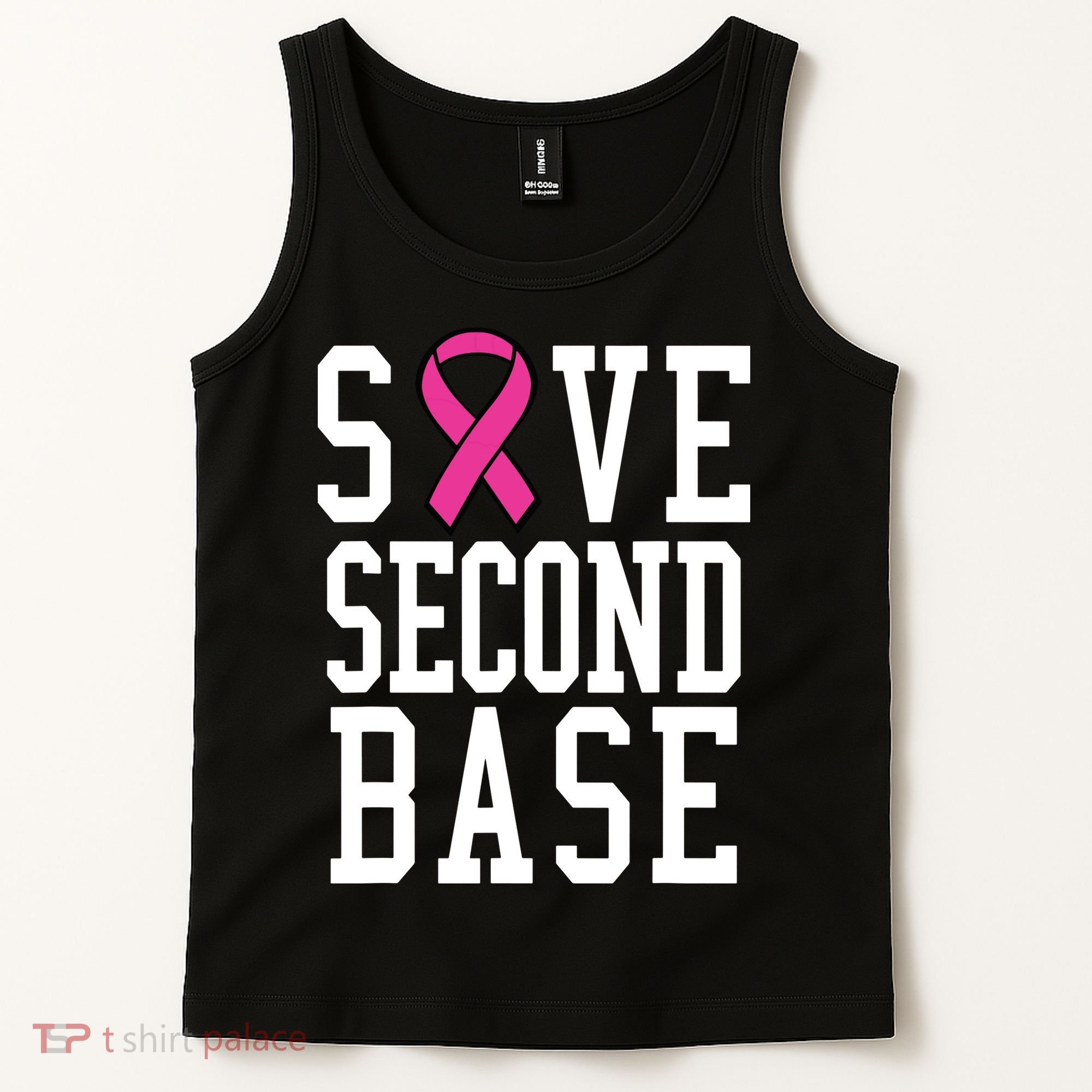 Save Second Base Breast Cancer T For Tank Top