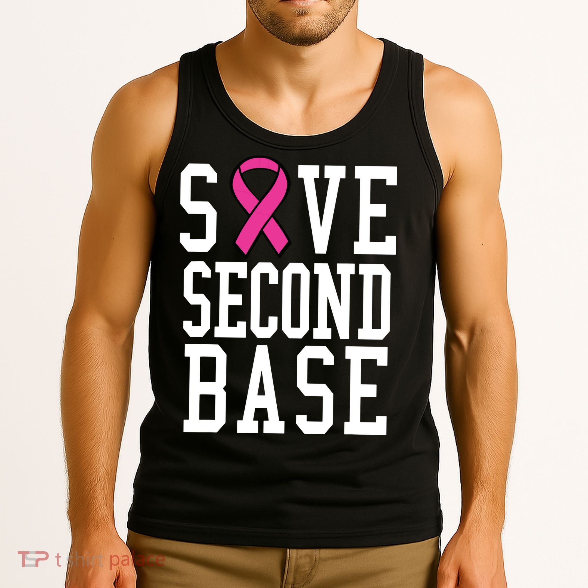 Save Second Base Breast Cancer T For Tank Top