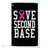 Save Second Base Breast Cancer T For Golf Towel thumb 0