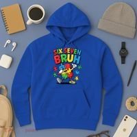 Six Seven Bruh Autism Awareness Hoodie thumb 3