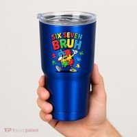 Six Seven Bruh Autism Awareness Tumbler thumb 2