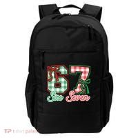 Six Seven Bow Funny 67 Christmas 6-7 Backpack thumb 0
