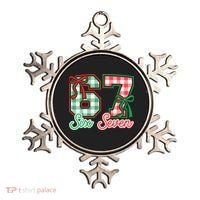 Six Seven Bow Funny 67 Christmas 6-7 Ornament thumb 0