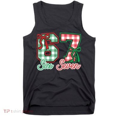 Six Seven Bow Funny 67 Christmas 6-7 Tank Top