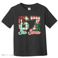 Six Seven Bow Funny 67 Christmas 6-7 Toddler T-Shirt thumb 0