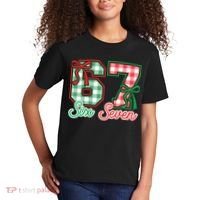 Six Seven Bow Funny 67 Christmas 6-7 Kids T-Shirt thumb 2