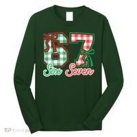 Six Seven Bow Funny 67 Christmas 6-7 Long Sleeve Shirt thumb 0