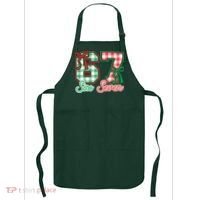 Six Seven Bow Funny 67 Christmas 6-7 Apron thumb 0
