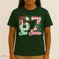 Six Seven Bow Funny 67 Christmas 6-7 T-Shirt thumb 4