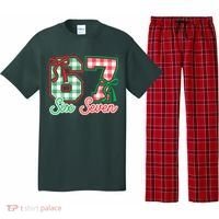 Six Seven Bow Funny 67 Christmas 6-7 Pajama Set thumb 0