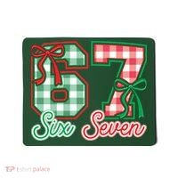 Six Seven Bow Funny 67 Christmas 6-7 Mousepad thumb 0