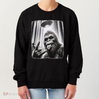 Sasquatch Selfie Big Foot Rock On Ufo Alien Women's Sweatshirt thumb 0