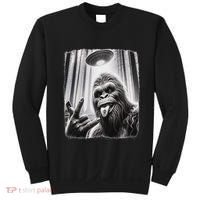Sasquatch Selfie Big Foot Rock On Ufo Alien Sweatshirt thumb 0