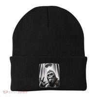 Sasquatch Selfie Big Foot Rock On Ufo Alien Beanie thumb 0