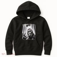 Sasquatch Selfie Big Foot Rock On Ufo Alien Kids Hoodie thumb 0