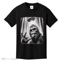 Sasquatch Selfie Big Foot Rock On Ufo Alien Kids T-Shirt thumb 0