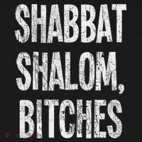Shabbat Shalom Bitches Funny Jewish Jew Shabbos Sweatshirt thumb 3