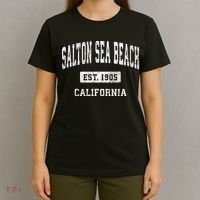 Salton Sea Beach California Ca Vintage Athletic T-Shirt thumb 4