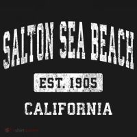 Salton Sea Beach California Ca Vintage Athletic T-Shirt thumb 7