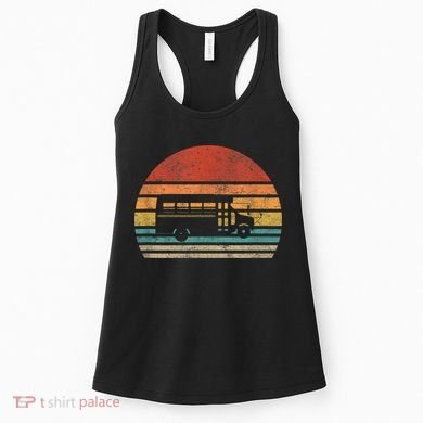 Short School Bus Design For A Skoolie Owner Women's Tank Top