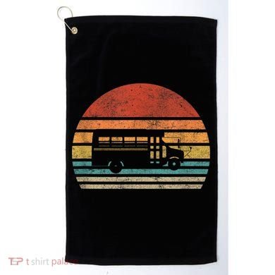 Short School Bus Design For A Skoolie Owner Golf Towel
