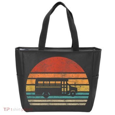 Short School Bus Design For A Skoolie Owner Tote Bag