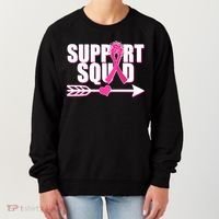 Support Squad Breast Cancer Awareness Pink Ribbon Women's Sweatshirt thumb 0