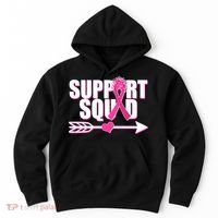 Support Squad Breast Cancer Awareness Pink Ribbon Hoodie thumb 0