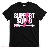 Support Squad Breast Cancer Awareness Pink Ribbon T-Shirt thumb 0